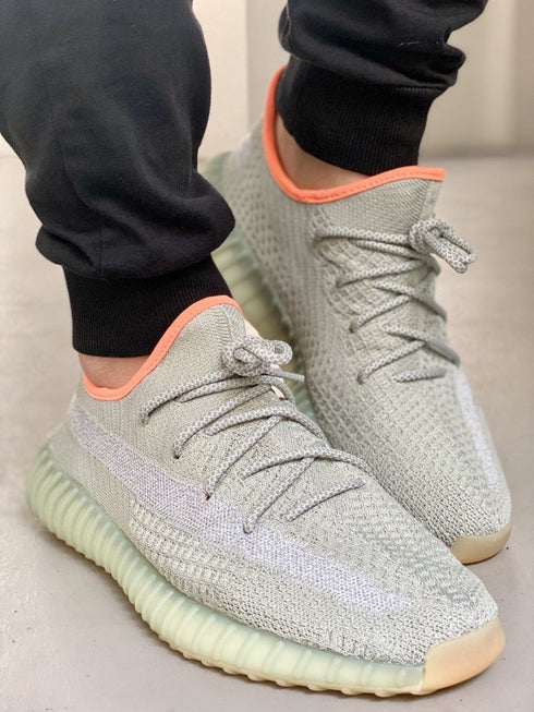 Yeezy Laces 3M Reflective Static Desert Sage Green Rope Laces for Yeezy Boost 350 V2 Desert Sage